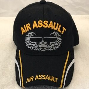 U.S. Warriors for U.S. Army Air Assault School Adjustable Black Ball Cap
